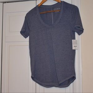 Lucky brand women’s size small plain blue t shirt NWT